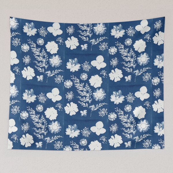 Item preview, Blue and White Hodgepodge Pattern designed and sold by joelle1724.
