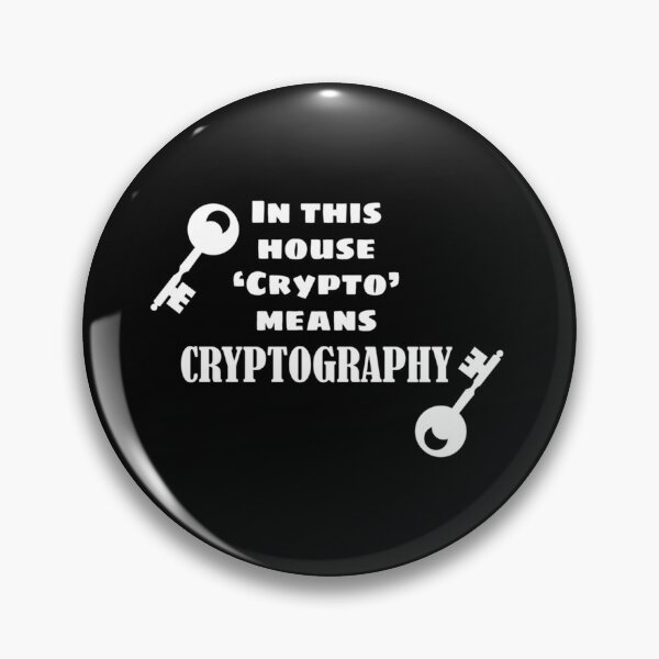 Item preview, In This House, _Crypto_ Means Cryptography V-Neck  designed and sold by melanyanderson.