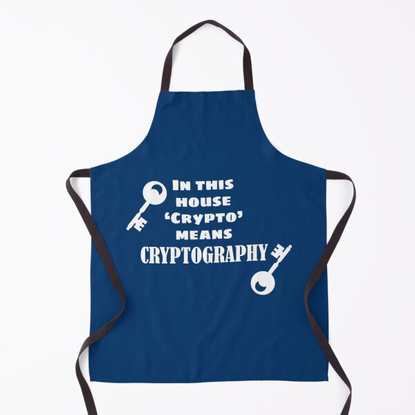 Item preview, In This House, _Crypto_ Means Cryptography V-Neck designed and sold by melanyanderson.