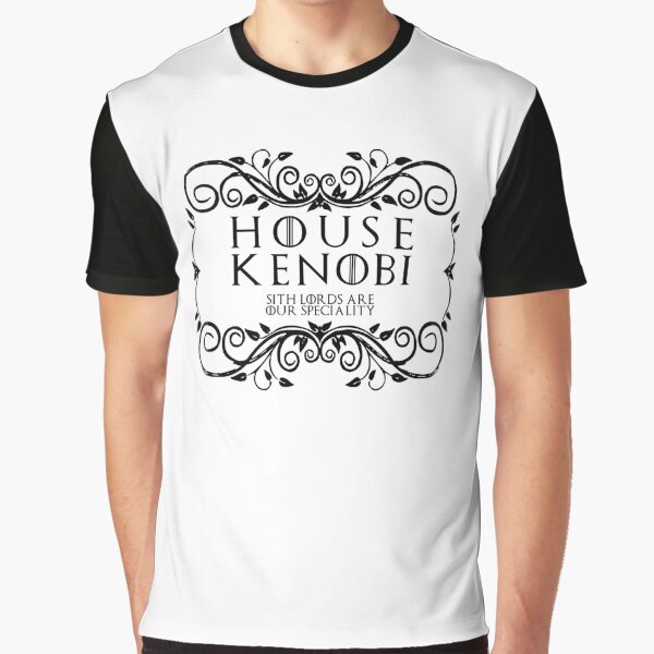 Vista previa del artículo con la obra «House Kenobi (black text)  », diseñado y vendido por JordanneMathis.