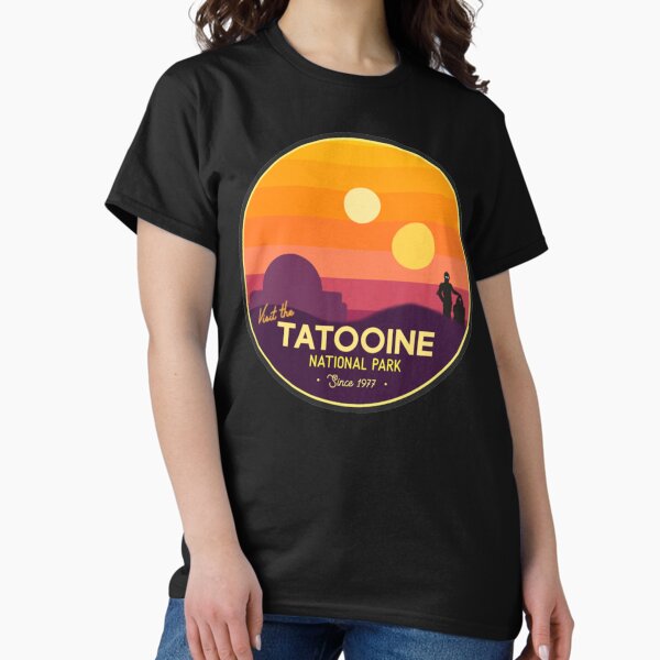 Vista previa del artículo con la obra «Visita Tatooine», diseñado y vendido por JordanneMathis.