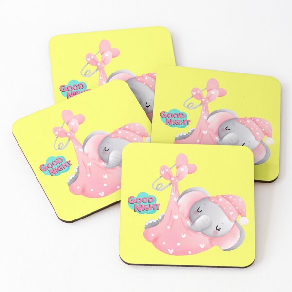Item preview, Baby Elephant saying goodnight designed and sold by OMGCutie.