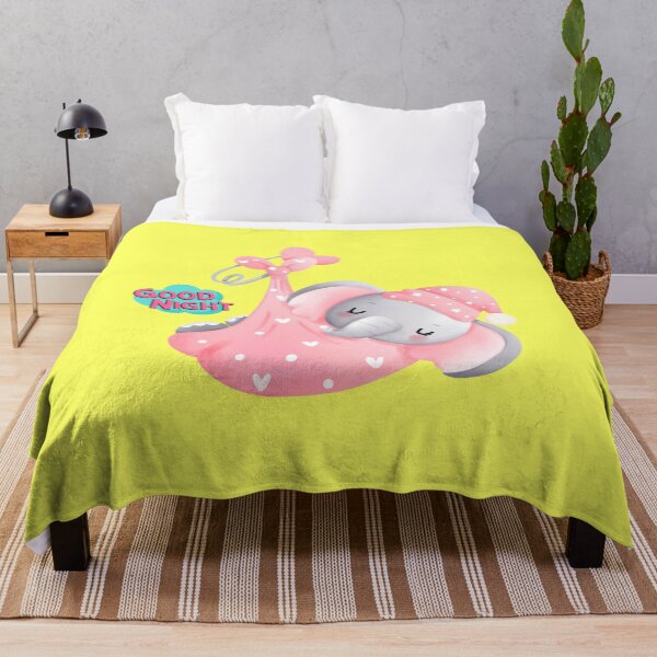 Item preview, Baby Elephant saying goodnight designed and sold by OMGCutie.