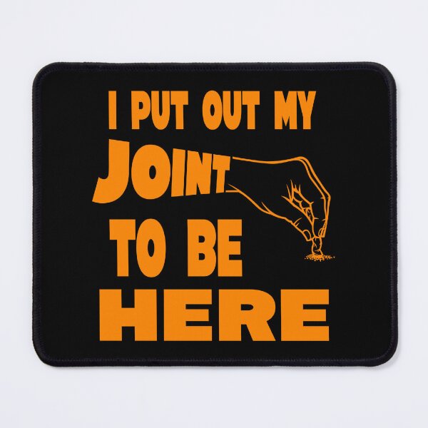 Item preview, I put out my joint to be here - I paused my game parody - Funny Stoner orange  designed and sold by YomeHayin.