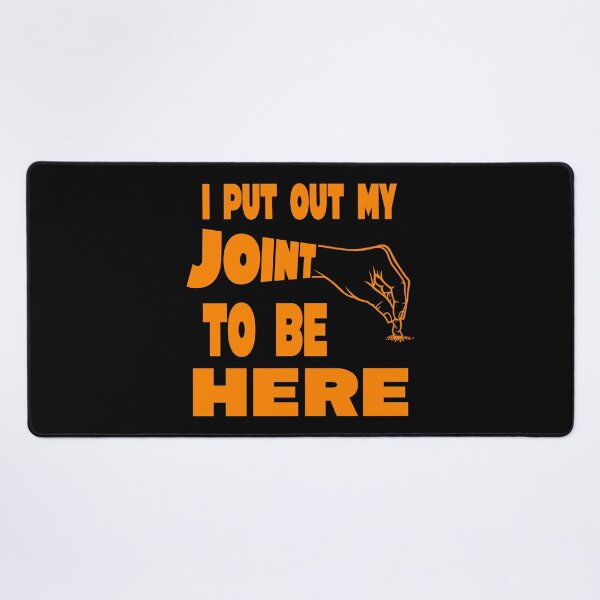 Item preview, I put out my joint to be here - I paused my game parody - Funny Stoner orange  designed and sold by YomeHayin.
