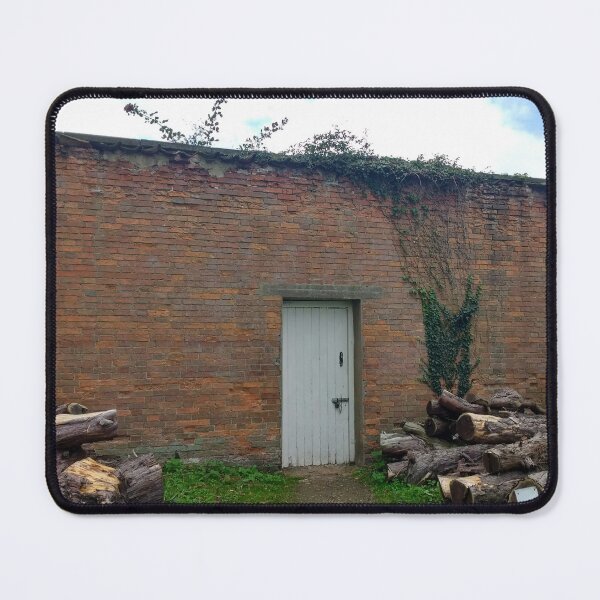 Item preview, #228 |☼| Wood Door Between Wood Logs (Elsham Hall, Gardens & Country Park) designed and sold by Naean H.F. (Nez Man).
