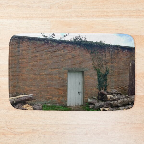 Item preview, #228 |☼| Wood Door Between Wood Logs (Elsham Hall, Gardens & Country Park) designed and sold by Naean H.F. (Nez Man).