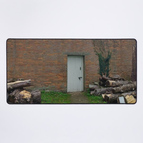 Item preview, #228 |☼| Wood Door Between Wood Logs (Elsham Hall, Gardens & Country Park) designed and sold by Naean H.F. (Nez Man).