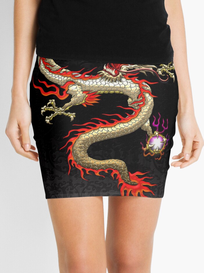 Silk shop dragon skirt