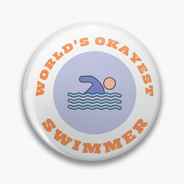 Artikelvorschau, World's Okayest Swimmer entworfen und verkauft von DoraHappy.