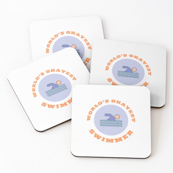 Item preview, World's Okayest Swimmer designed and sold by DoraHappy.
