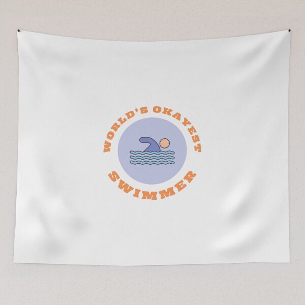 Item preview, World's Okayest Swimmer designed and sold by DoraHappy.