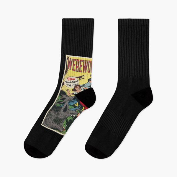 Item preview, Vintage Werewolf Kicking Sport Retro Horror Poster Wolf Gift Classic T-Shirt designed and sold by donniejeanjr6.