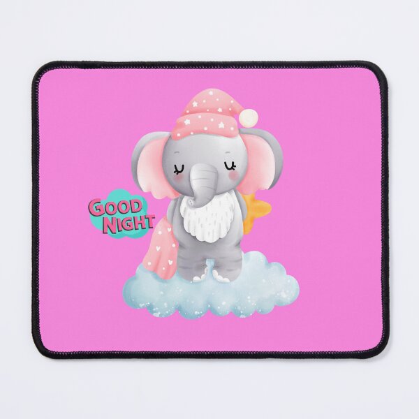 Item preview, Baby Elephant saying goodnight designed and sold by OMGCutie.