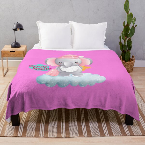 Item preview, Baby Elephant saying goodnight designed and sold by OMGCutie.
