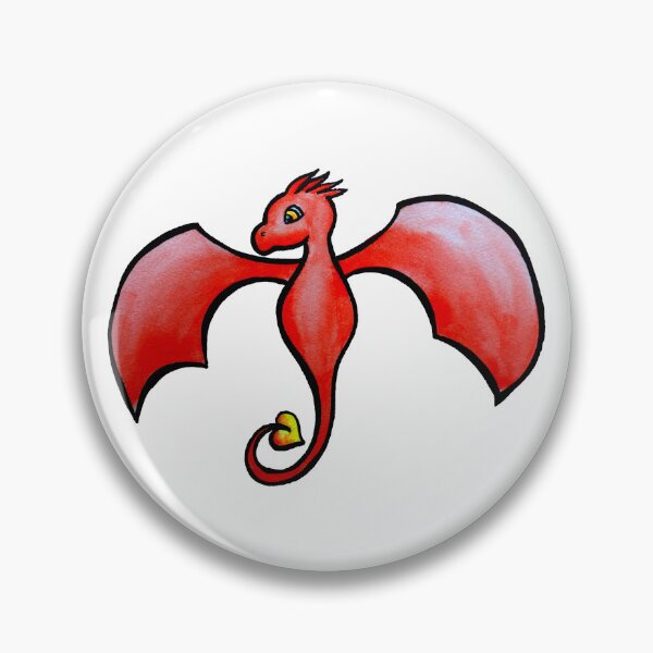 Item preview, Red Watercolor Dragon designed and sold by kmstudio.