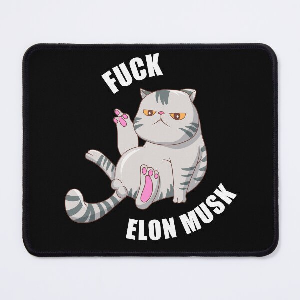 Item preview, Black tee fuck elon musk designed and sold by GraphismCats.