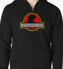 Jurassic Pepe Zipped Hoodie