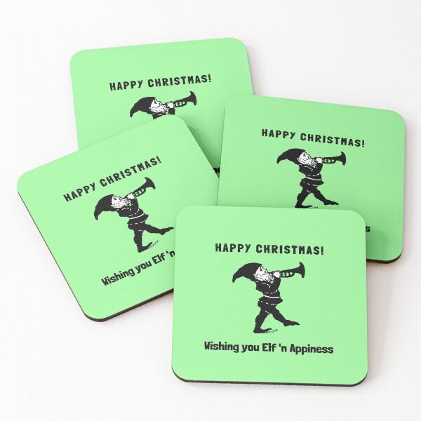 Item preview, Happy Christmas, Wishing You Elf and Appiness designed and sold by GasconyPassion.