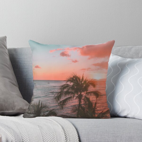 Aperçu de l'œuvre Beach Sunset with Palm trees créée et vendue par Beach-Designs.