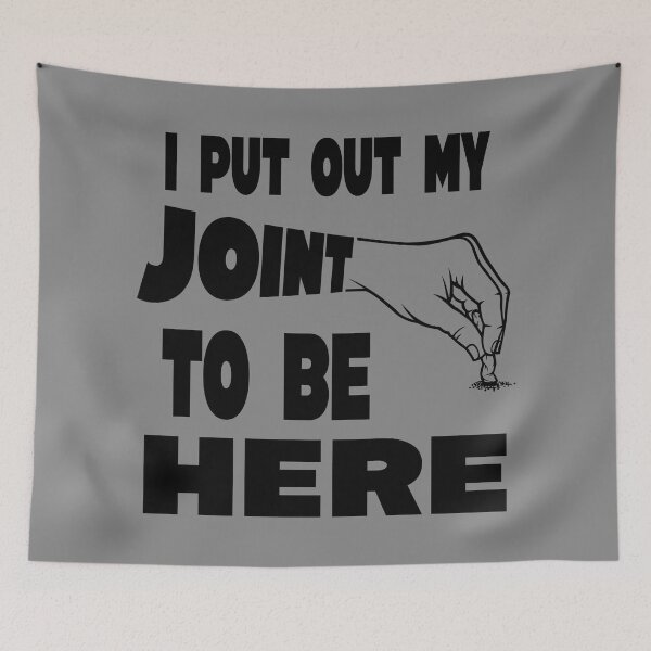 Item preview, I put out my joint to be here - I paused my game parody - Funny Stoner black  designed and sold by YomeHayin.