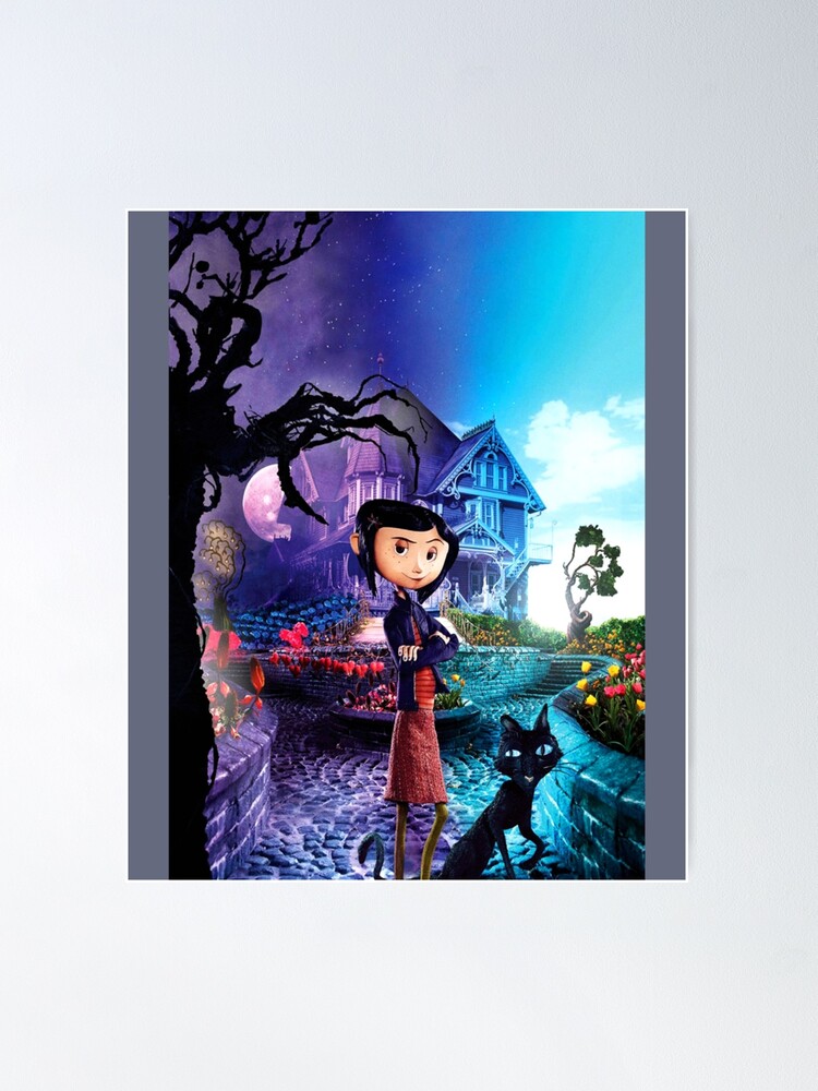 Coraline Poster, View much larger. Illustrated by the amazi…