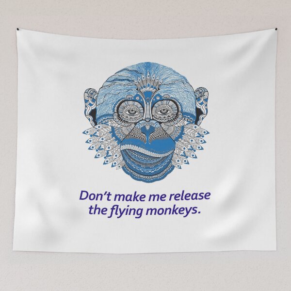 Item preview, Don't make me release the flying monkeys designed and sold by Deborah Smith.