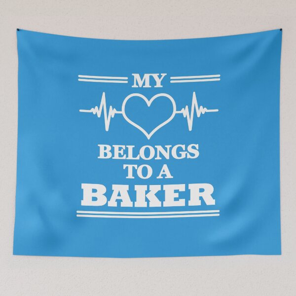 Item preview, My heart belongs to a baker designed and sold by TrendyDesigns.