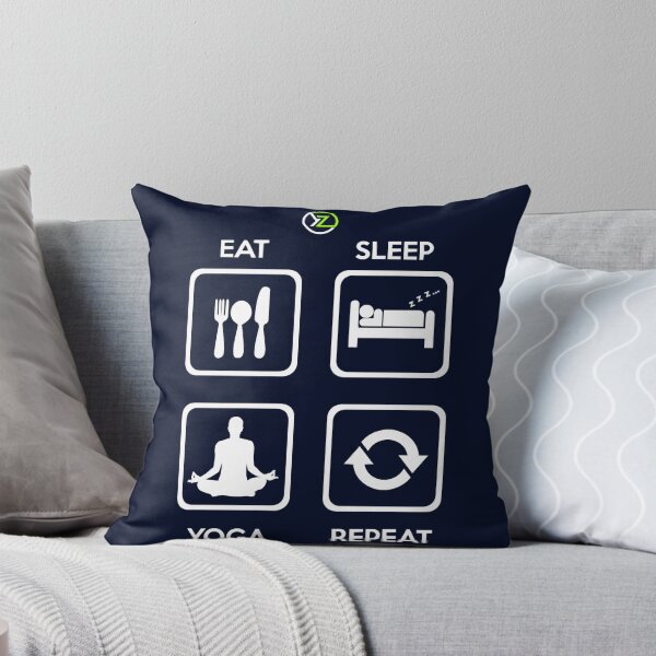 Item preview, Slick Modern Fun Eat Sleep Yoga Repeat Design designed and sold by ThompsonFiona.