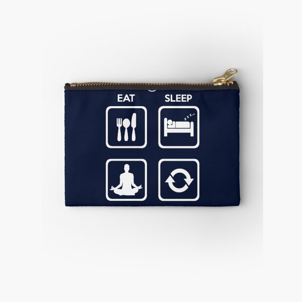 Item preview, Slick Modern Fun Eat Sleep Yoga Repeat Design designed and sold by ThompsonFiona.