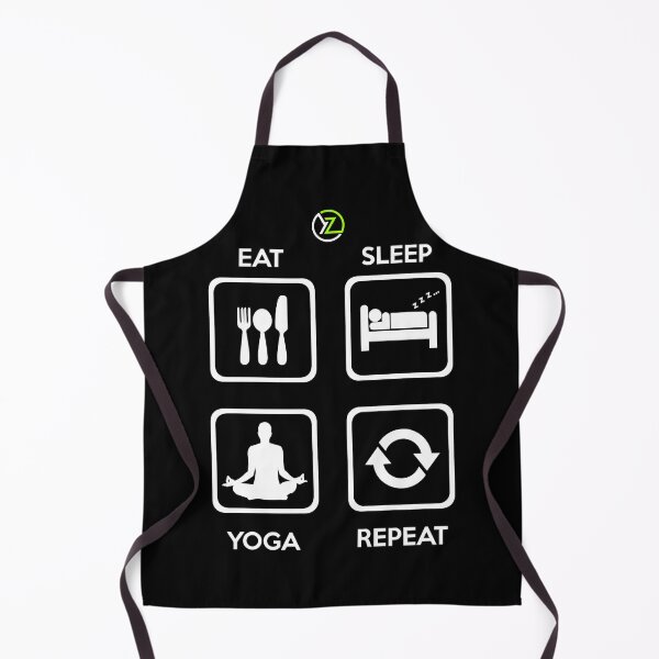 Item preview, Slick Modern Fun Eat Sleep Yoga Repeat Design designed and sold by ThompsonFiona.
