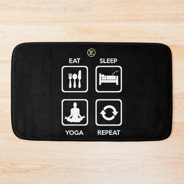 Item preview, Slick Modern Fun Eat Sleep Yoga Repeat Design designed and sold by ThompsonFiona.