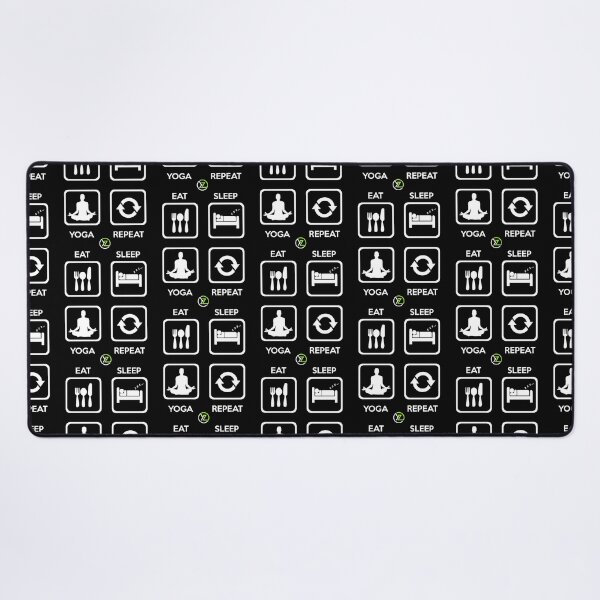 Item preview, Slick Modern Fun Eat Sleep Yoga Repeat Design designed and sold by ThompsonFiona.