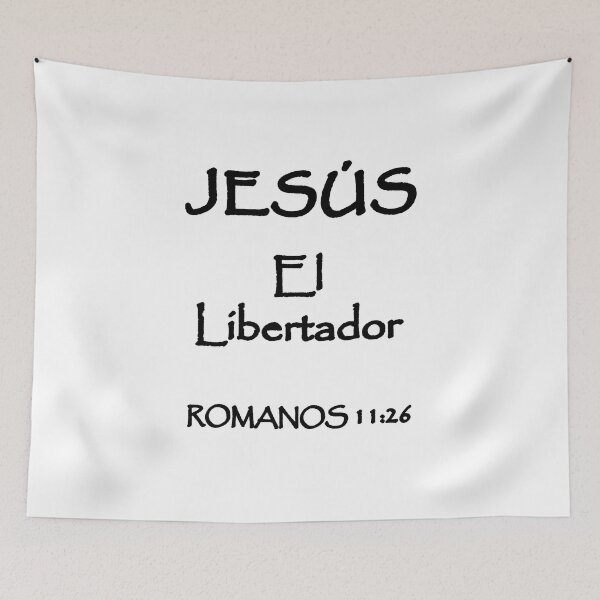 Item preview, Romans 11:26 Jesus the Deliverer Spanish Bible Verse designed and sold by NombresDeJesus.