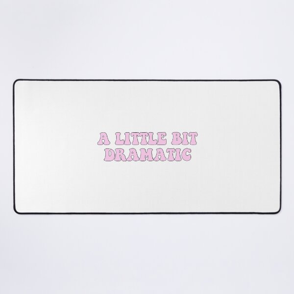 Item preview, A little bit dramatic - pink Sticker designed and sold by NicholasPanas.