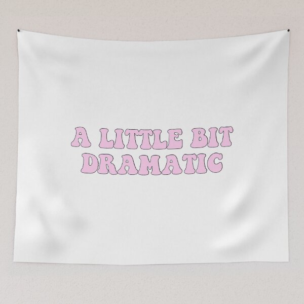 Item preview, A little bit dramatic - pink  Sticker designed and sold by NicholasPanas.