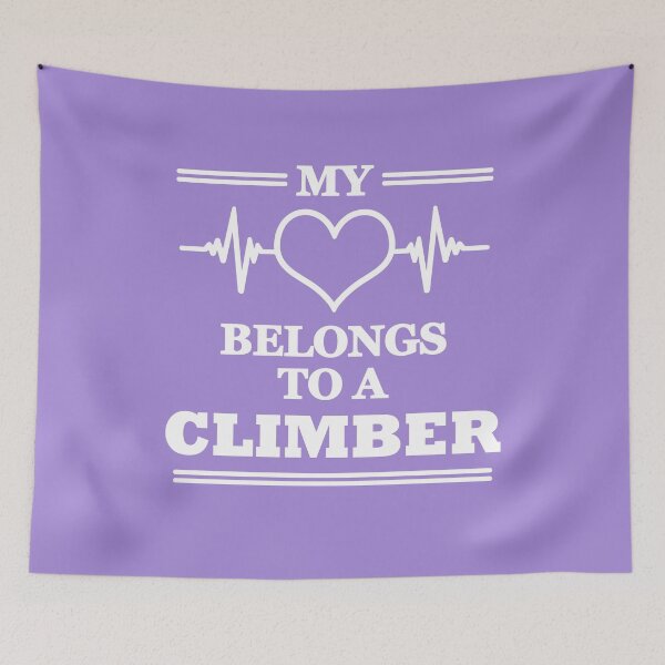 Item preview, My heart belongs to a climber designed and sold by TrendyDesigns.