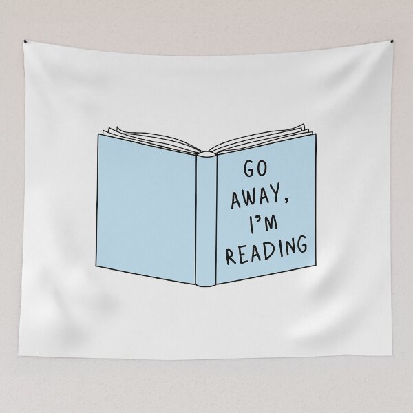 Item preview, Go Away, I'm Reading designed and sold by NicholasPanas.