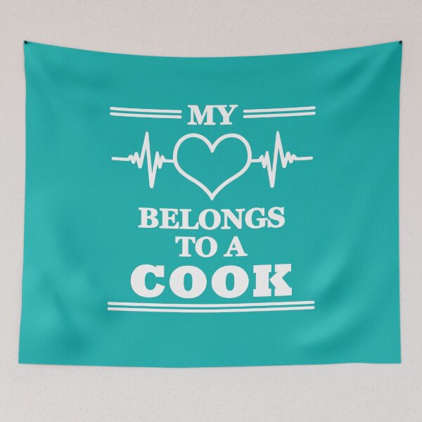 Item preview, My heart belongs to a cook designed and sold by TrendyDesigns.