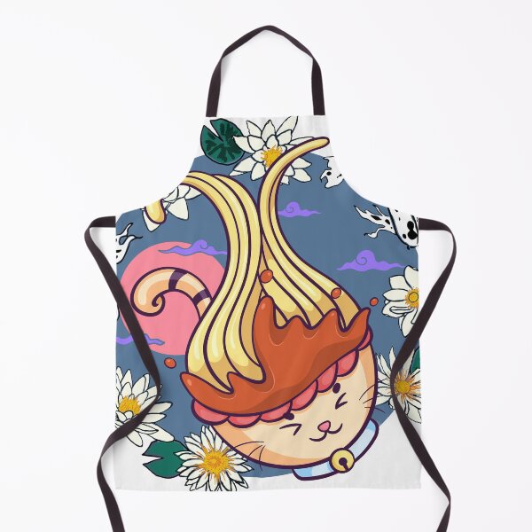 Artikelvorschau, Japanese Cat with Koi Carp and Lotus Flowers entworfen und verkauft von SystemLion.