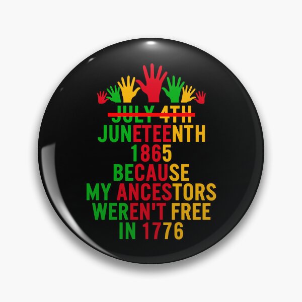 Item preview, Juneteenth Day My Ancestors Weren't Free in 1776 designed and sold by NicholasPanas.