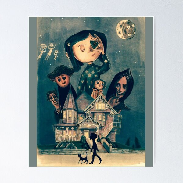 Horror Movie Coraline Poster - Allsoymade