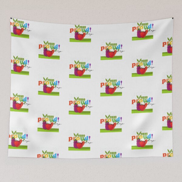 Item preview, Vegan Proud Everyday -  Multicolored Typography designed and sold by SBWorld.