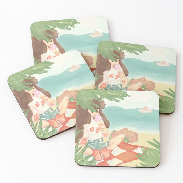 Item preview, Kawaii Chibi Samantha on the beach designed and sold by SovereignAngel.