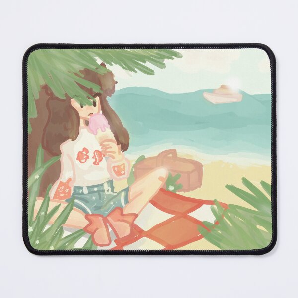 Item preview, Kawaii Chibi Samantha on the beach designed and sold by SovereignAngel.