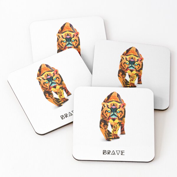 Item preview, Be brave like Wild tiger  designed and sold by Be-Trending.