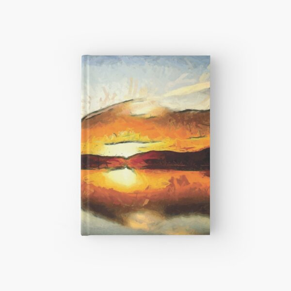 Item preview, Abstract Sunset on mountains designed and sold by Unaiza Khalid.