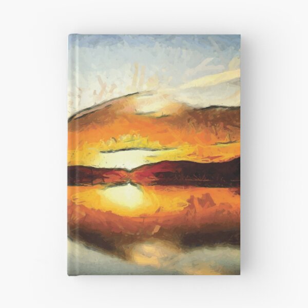 Item preview, Abstract Sunset on mountains designed and sold by Unaiza Khalid.