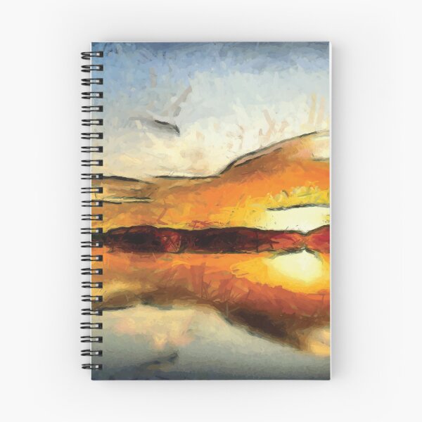 Item preview, Abstract Sunset on mountains designed and sold by Unaiza Khalid.