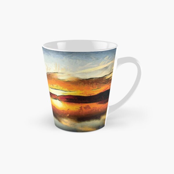 Item preview, Abstract Sunset on mountains designed and sold by Unaiza Khalid.